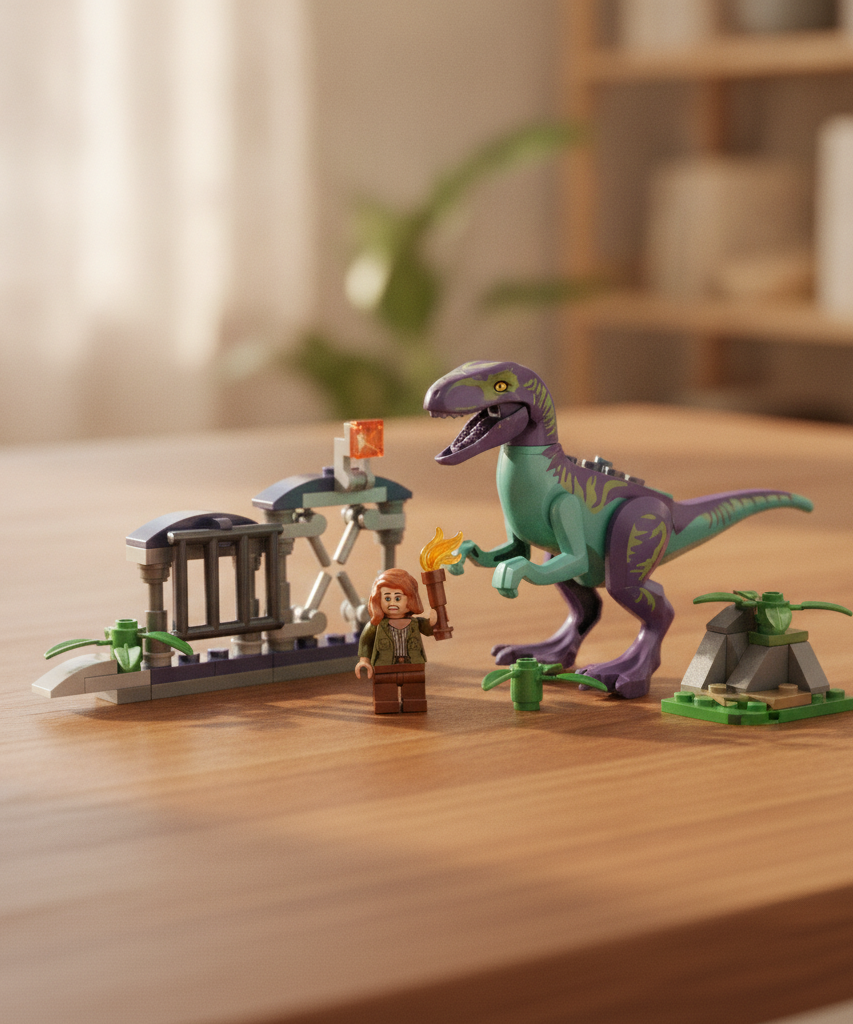 OBM JURASIK WERLD Dinosaur Escape Building Blocks Set No. 99037-3