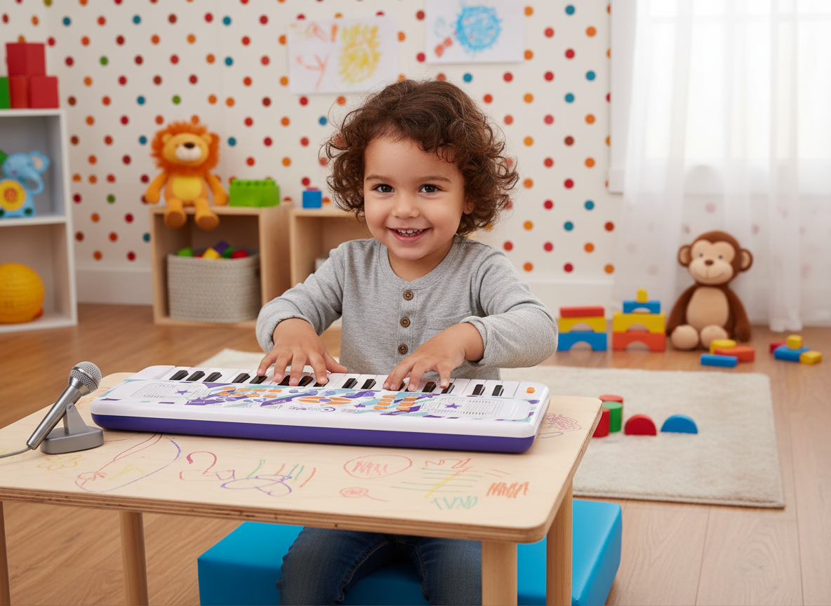 HS-3711 37-Key Electric Musical Keyboard