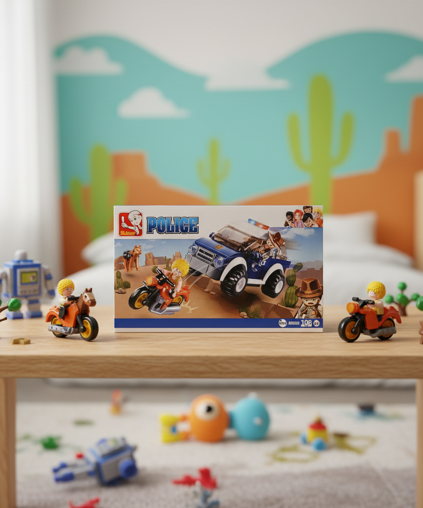 Sluban Police Building Block Set