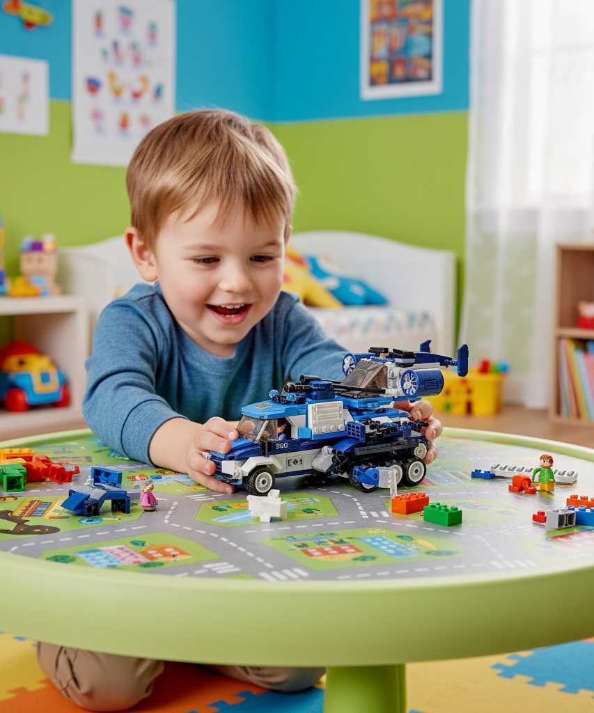 Sluban Police M38-B0760C 4-in-1 Building Blocks Set