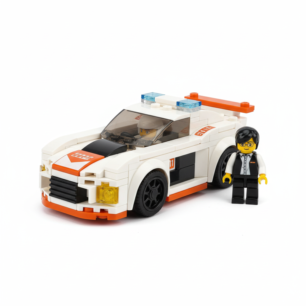 Sluban CAR CLUB Sports Car Building Set M38-B0633C