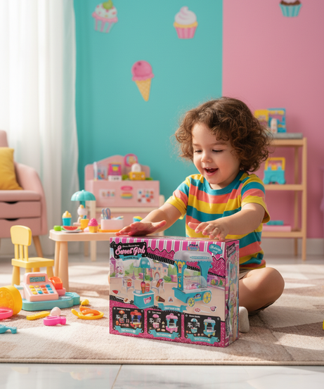 Sweet Girl Funny Dessert Shop Play Set