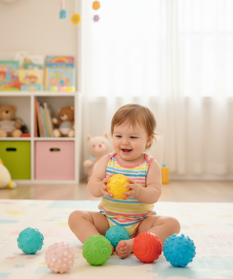 Textured Balls for Early Education
