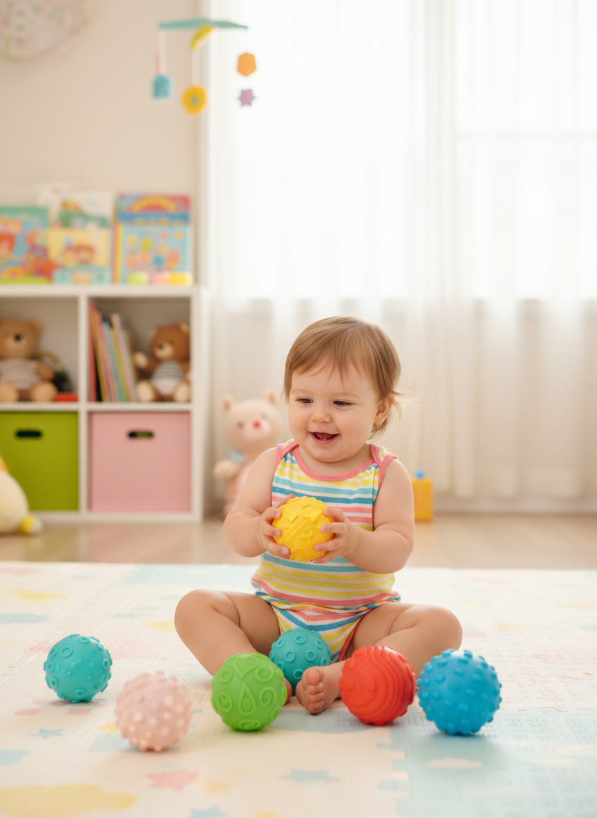 Textured Balls for Early Education