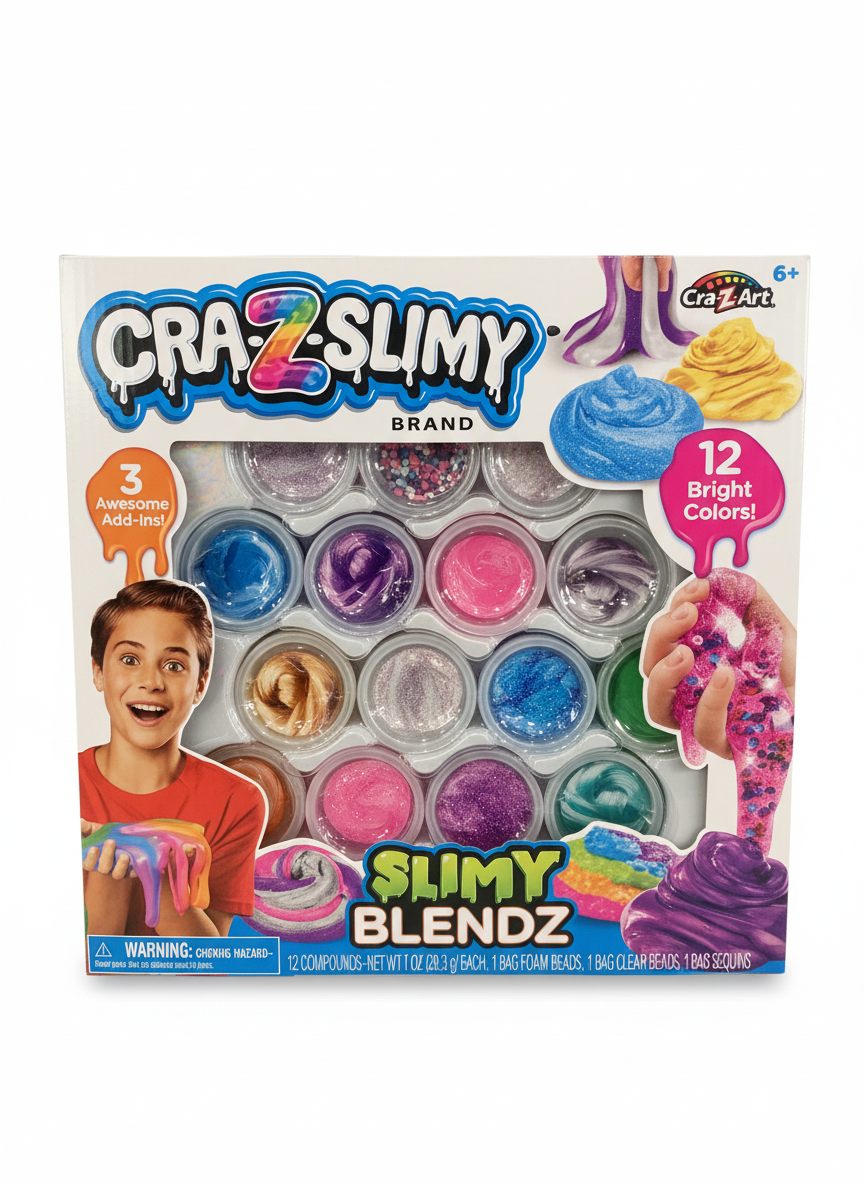 Slime Blends 12 Bright Colors
