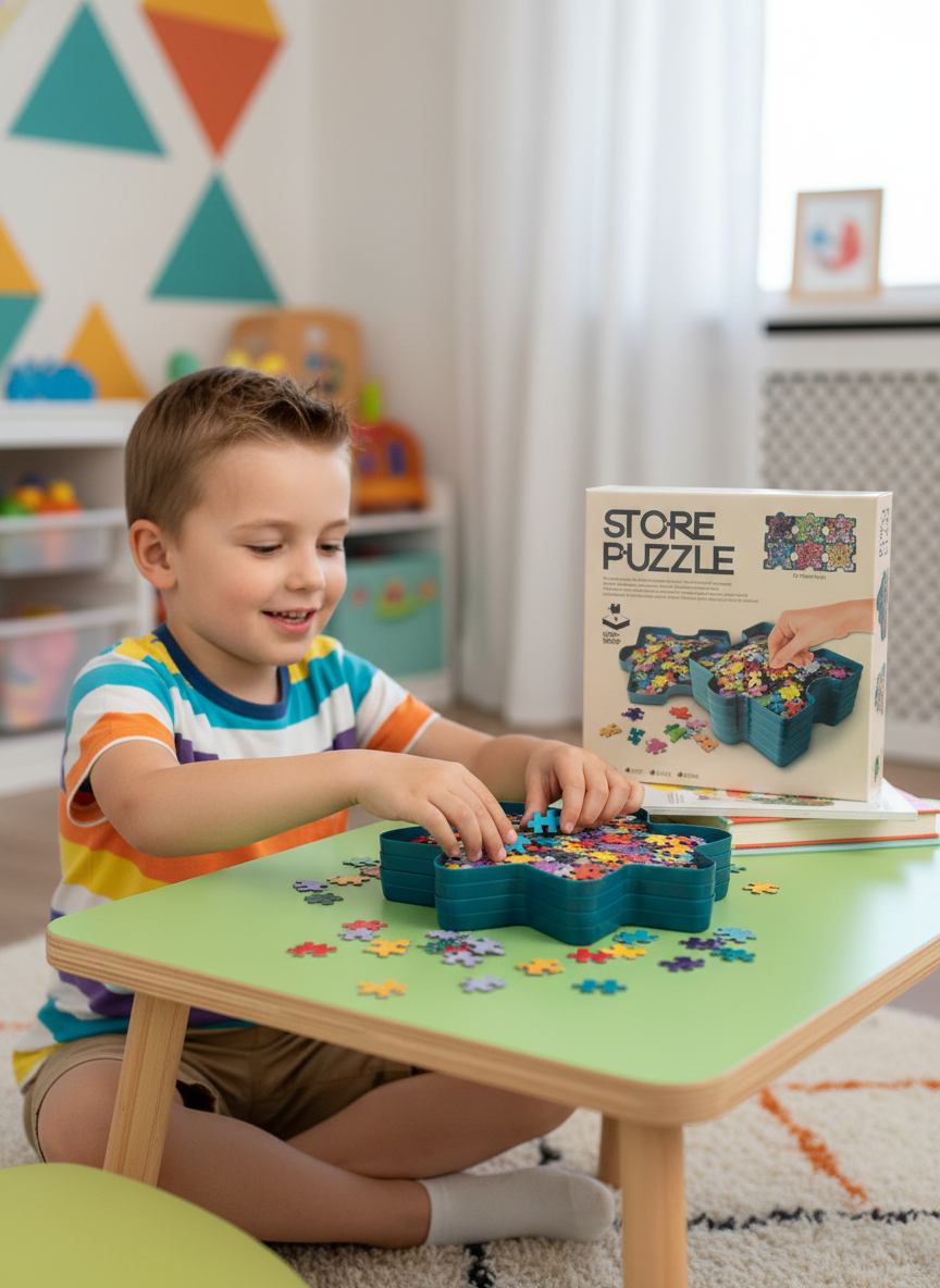 Store Puzzle 6X Puzzle Trays