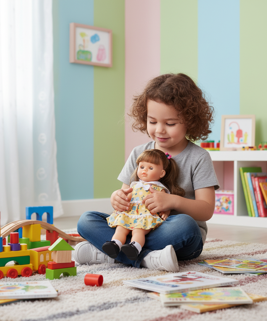 Eufan Baby Doll with Floral Dress