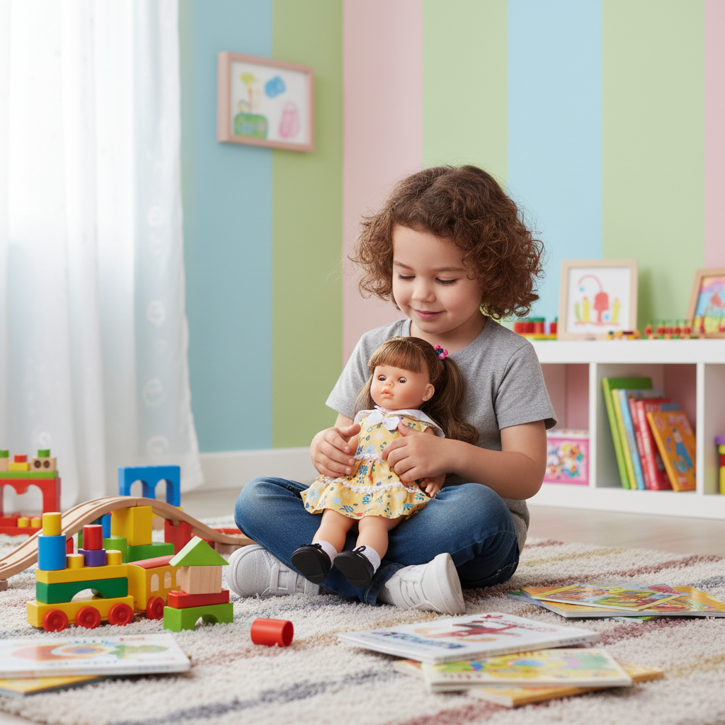 Eufan Baby Doll with Floral Dress