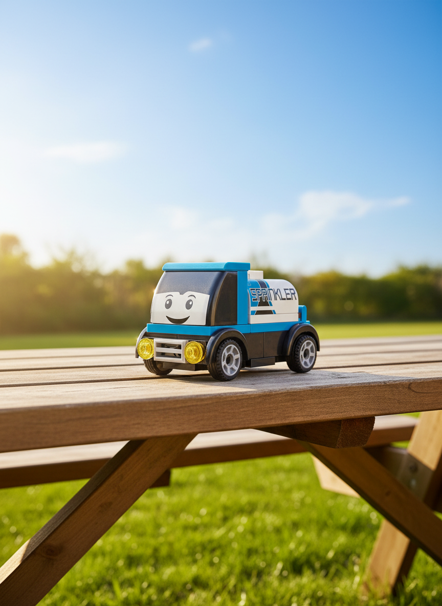 Sluban Power Bricks Sprinkler Truck M38-B1072B