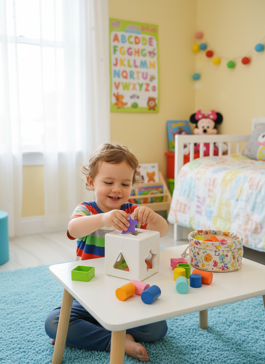 Shape Sorting Baby Toy for Early Education