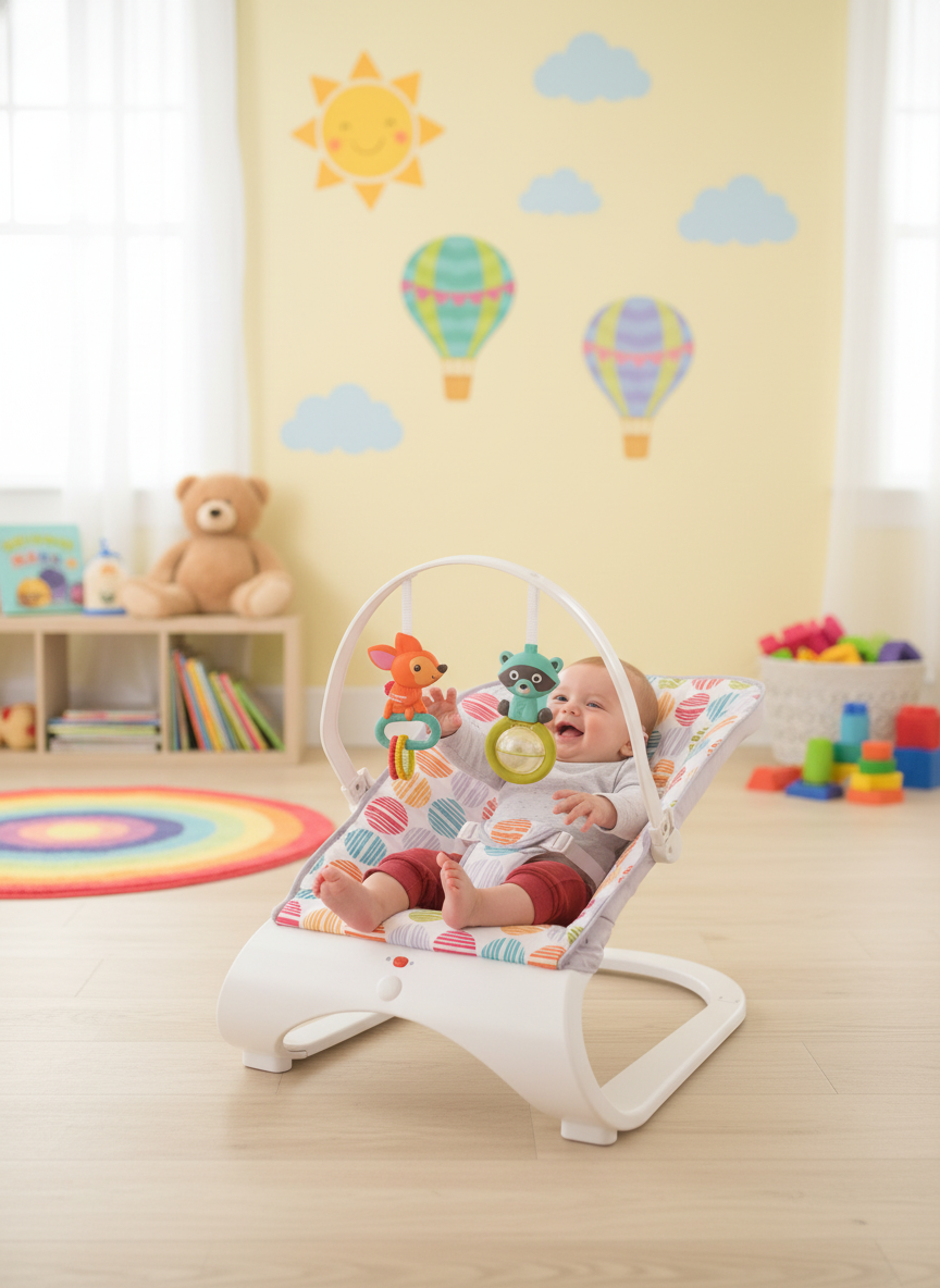 Tiibaby Baby Comfort Seat Helps Soothe And Entertain Baby