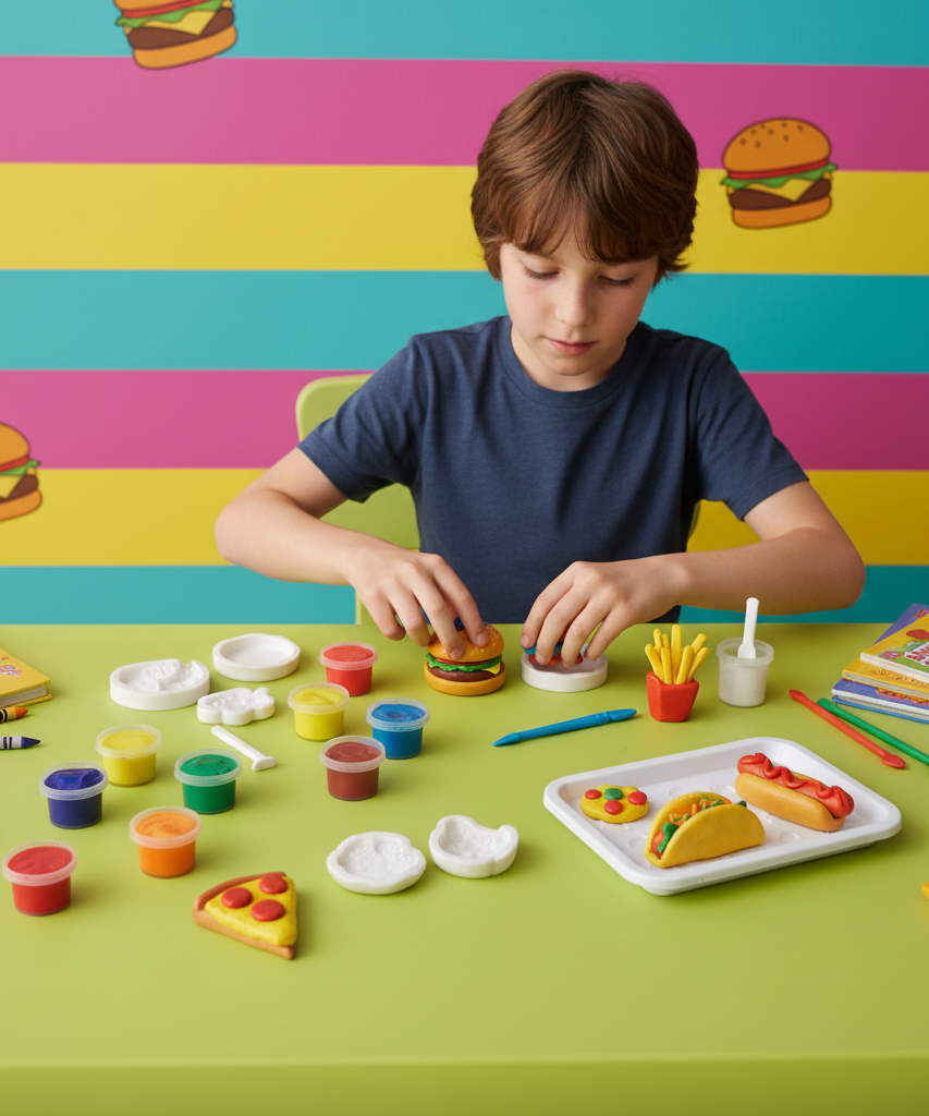 Cra-Z-CRACKLE Popping Clay! Create & Crack FUN FOODS!
