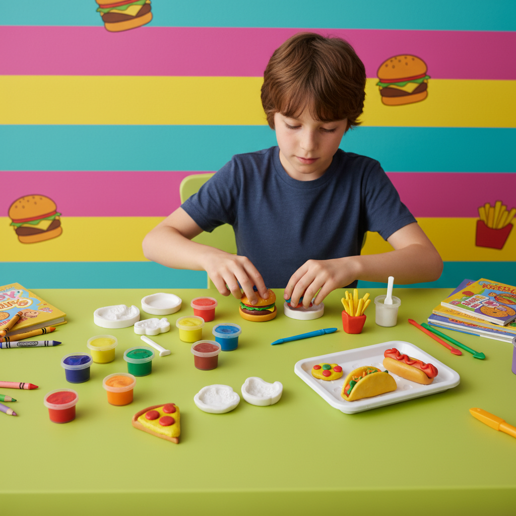 Cra-Z-CRACKLE Popping Clay! Create & Crack FUN FOODS!