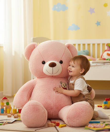 Pink Teddy Bear Soft Toy