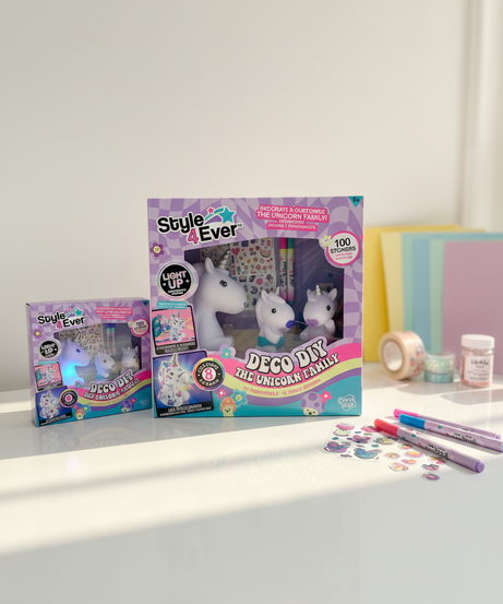 Style 4 Ever Deco Diy The Unicorn Family 100 Stickers