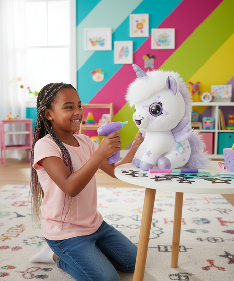 Air Brush Plush Magic Unicorn