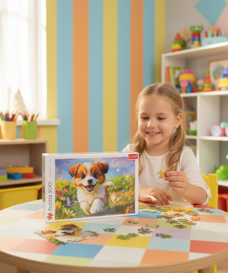Dog With Butterfly Premium Quality Trefl Puzzle