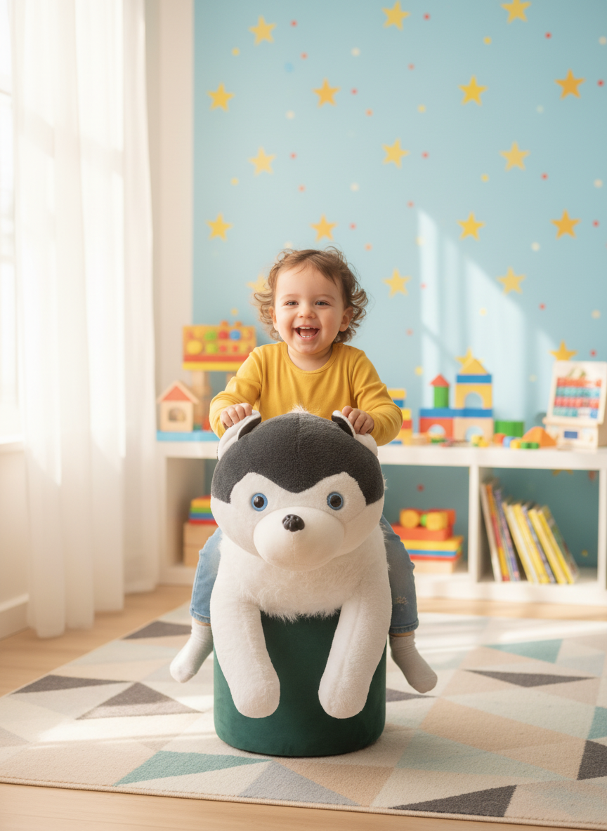 Husky Dog Soft Toy100 Cm