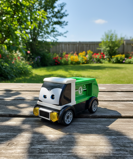Sluban Power Bricks M38-B1072C Pull Back Recycling Truck