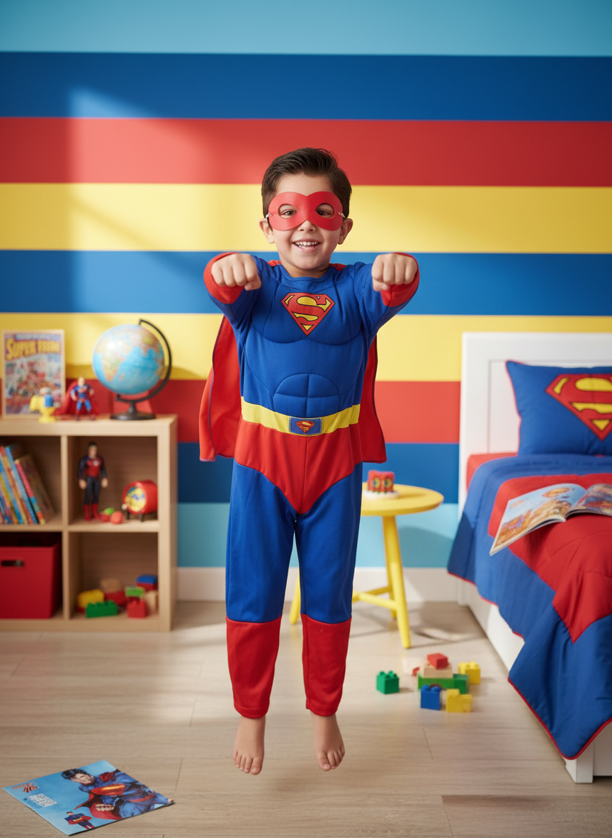 Superman Muscle Chest Costume