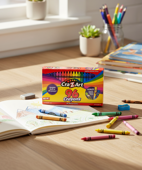 Smoother Brighter Colors 96 Crayons