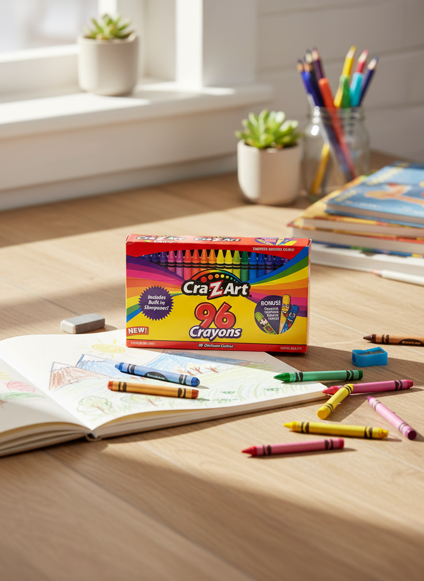 Smoother Brighter Colors 96 Crayons