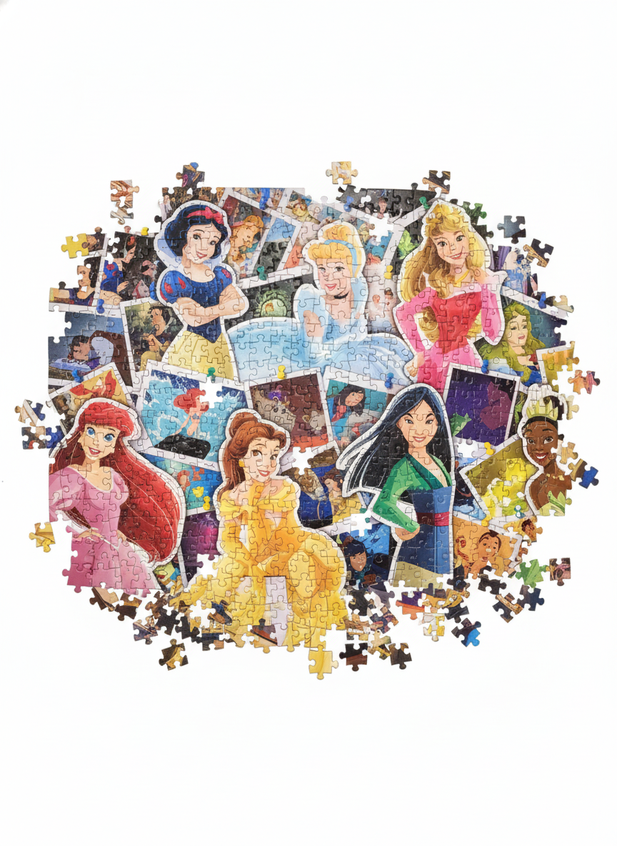 Disney Princes Puzzle Trefl 1000 PCS