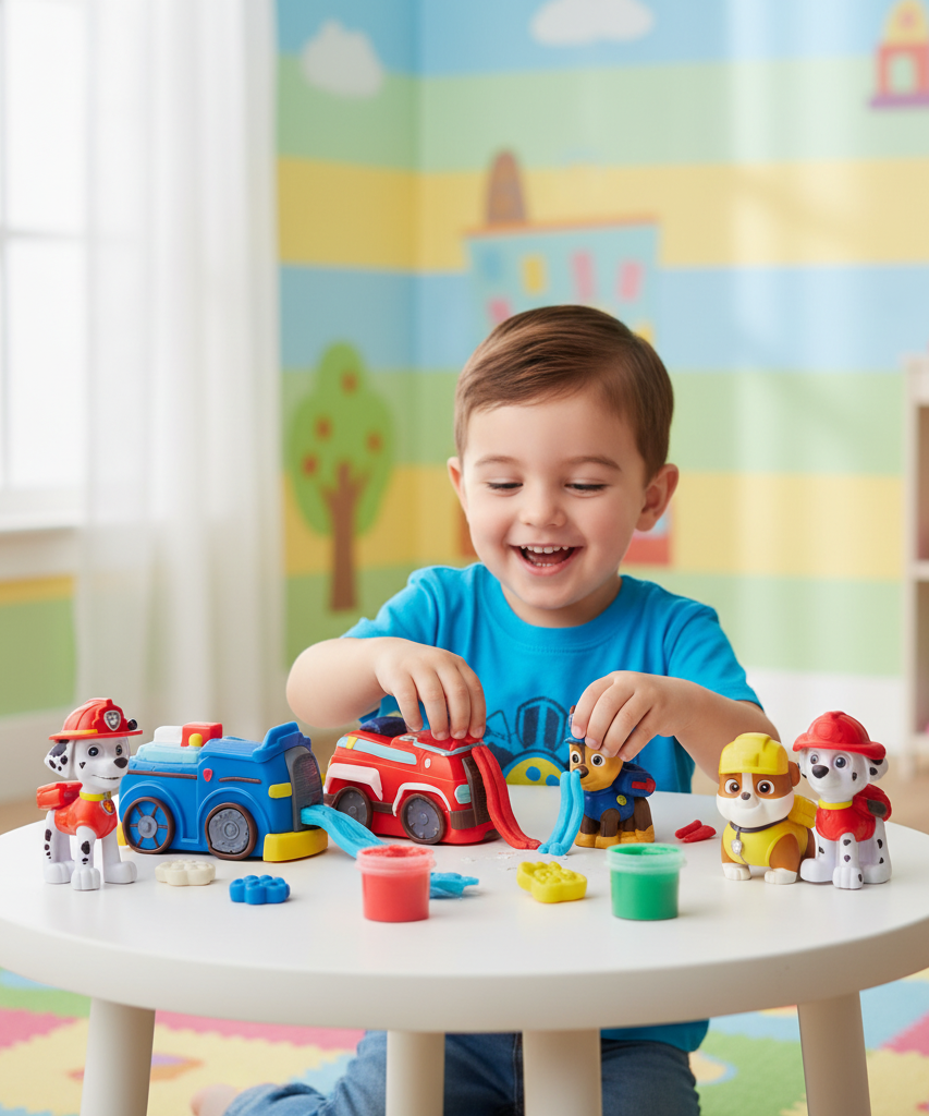 Paw Patrol Color Dough Play