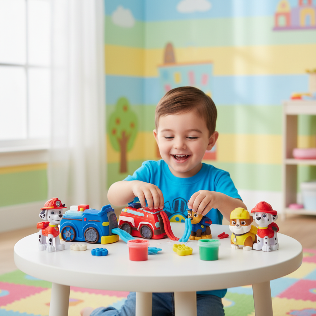 Paw Patrol Color Dough Play