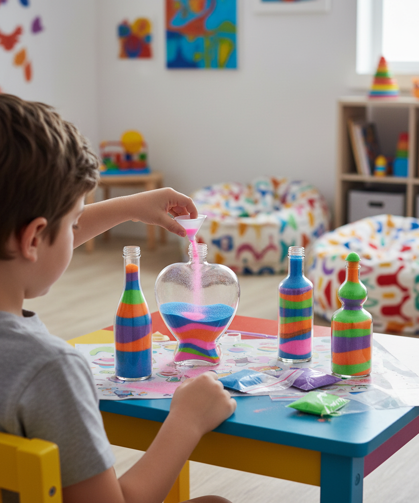 Color Day Create Your Own Sand Art DIY Room Decor