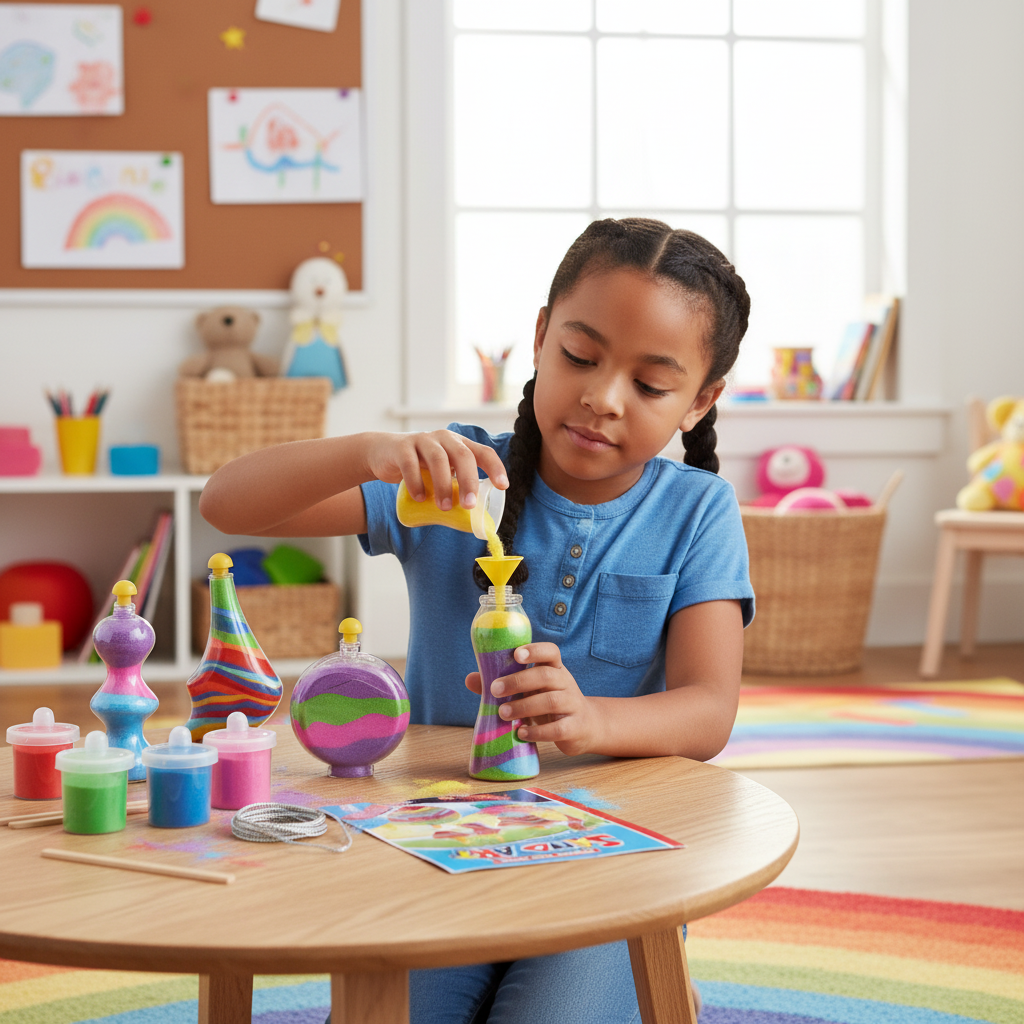 Color Day Create Your Own Sand Art DIY Room Decor Kit