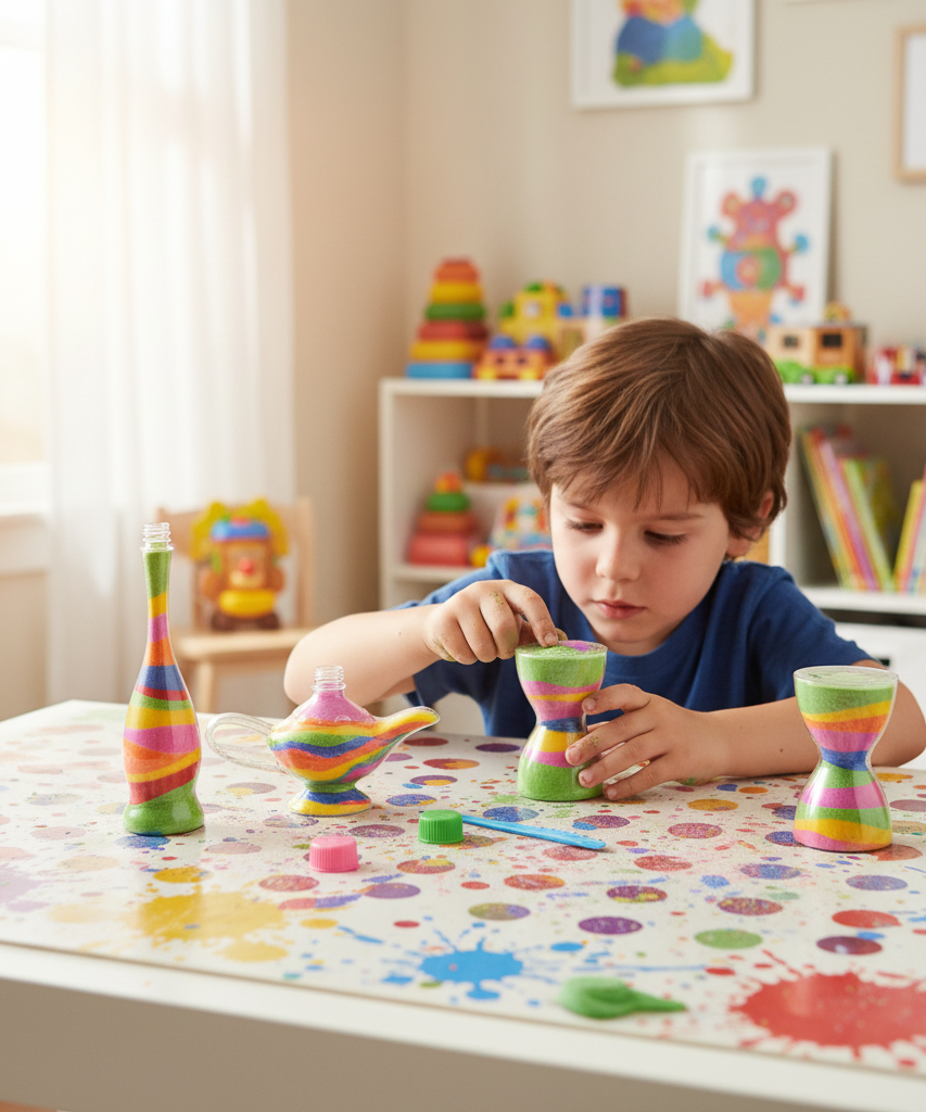 Color Day DIY Sand Art Room Decor Kit