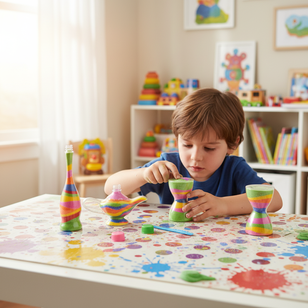 Color Day DIY Sand Art Room Decor Kit