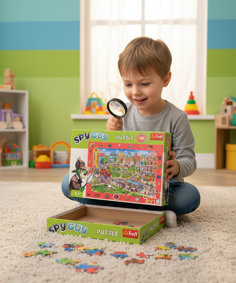 Spy Guy Trefl puzzle 100 PSC