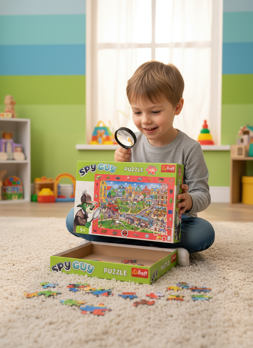 Spy Guy Trefl puzzle 100 PSC
