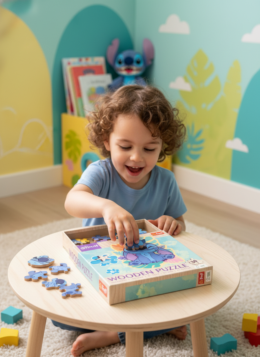 Wooden Puzzle 10 Unique Pieces Trefl Puzzle 50 PCS