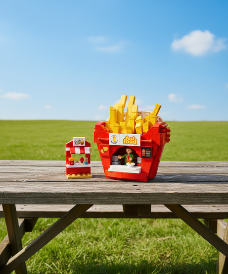 Sluban Food Court French Fries Building Set
