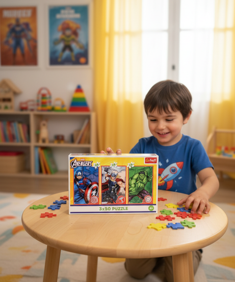 Avengers Trefl 3*50 Puzzle