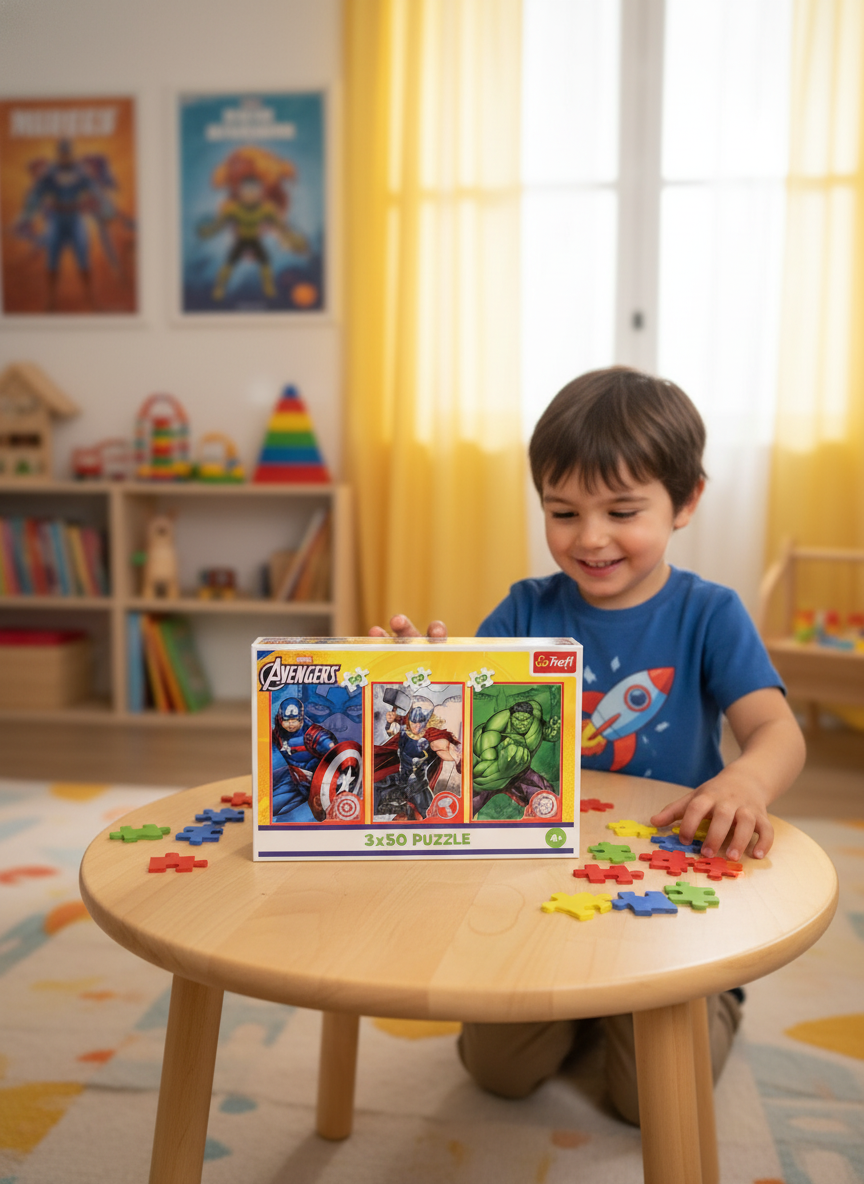 Avengers Trefl 3*50 Puzzle