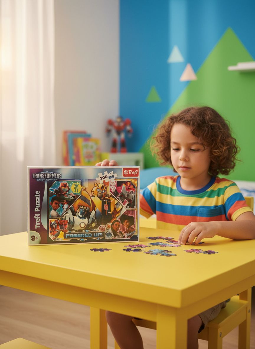 Transformers Powered Up Trafel Puzzle 300 PCS
