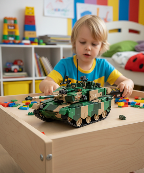 Sluban ZTZ-99AS 1/35 Scale RC Tank Building Block Set