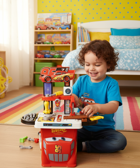 Disney Pixar Cars 3-in-1 Suitcase Construction Workshop