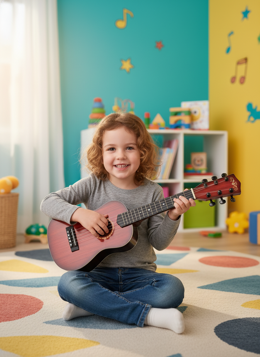 Novel And Vivid Guitar Star