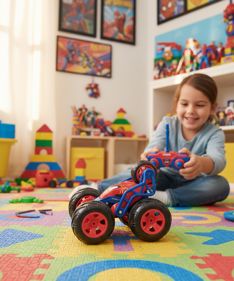 MKB Marvel Spiderman Five Wheel Stunt Car