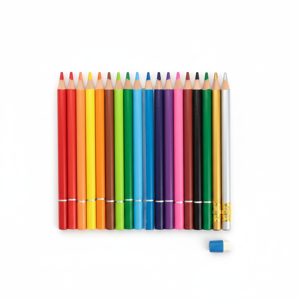 Cra-Z-Art 15 Erasable Colored Pencils (12 + 3 Bonus Pack!)