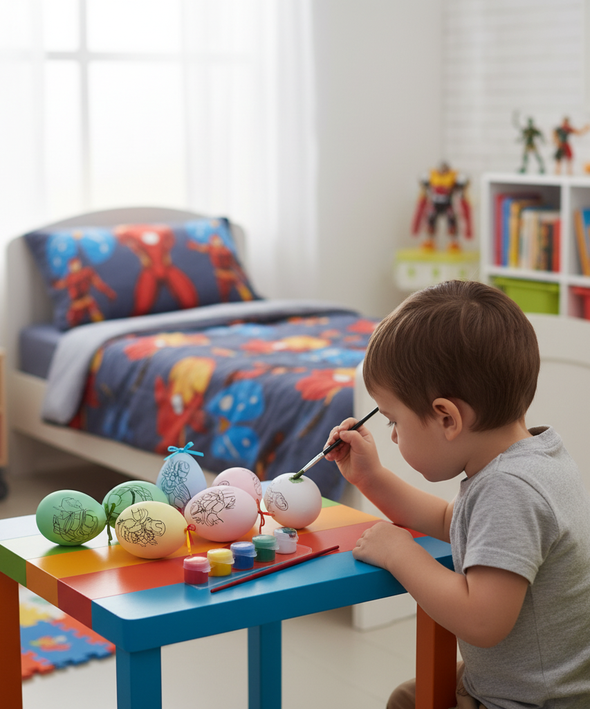 MAXVEL IRON MAN 3 Superhero Egg Decorating Set