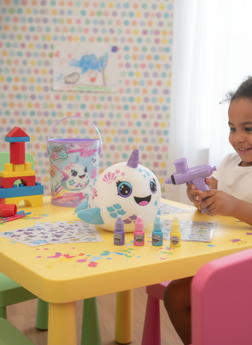 Air Blush Plush Unicorn Squishy Box