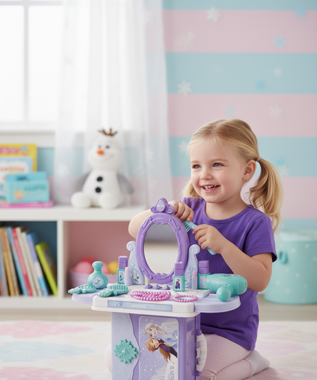 Frozen 3 In 1 Suitcase Dress Up Role Play Toy