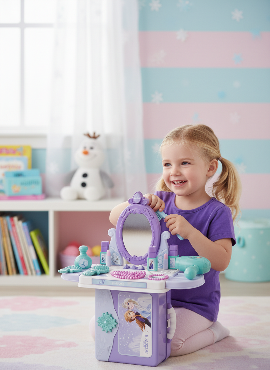 Frozen 3 In 1 Suitcase Dress Up Role Play Toy