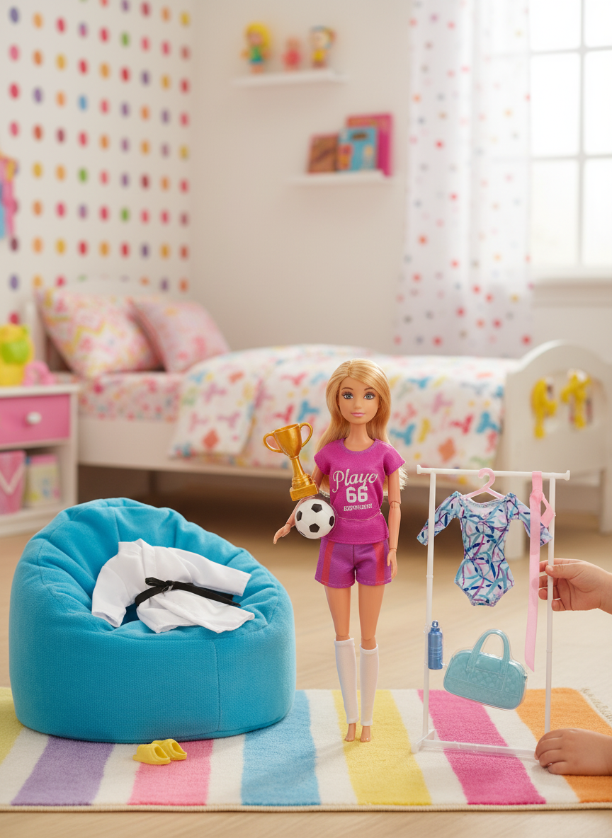 Anlily Collection Vocation Sports 1 Doll 4 Occupation Clothing 13 Accessories